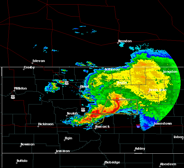 Interactive Hail Maps Hail Map for Harvey, ND