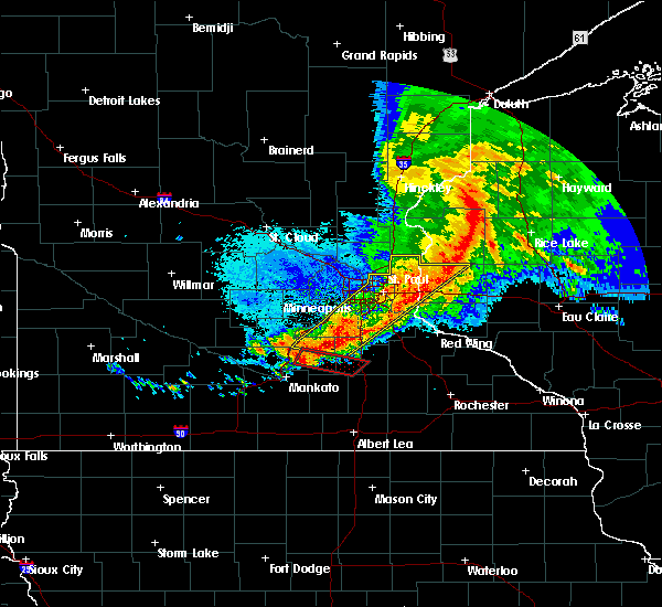 Interactive Hail Maps Hail Map for Warsaw, MN