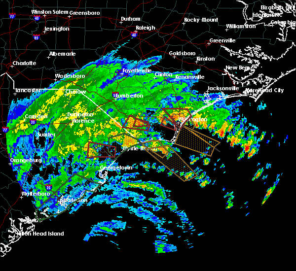 Interactive Hail Maps Hail Map for Leland, NC