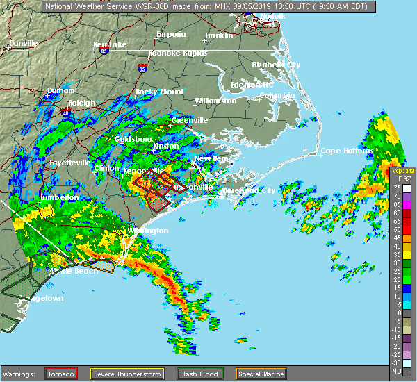 Interactive Hail Maps Hail Map for Jacksonville, NC