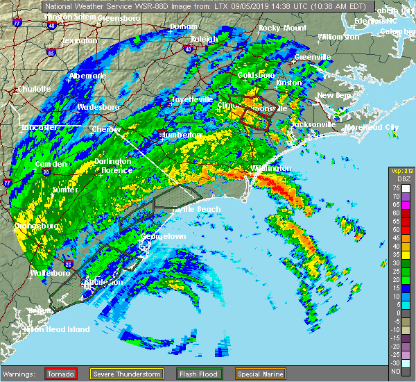 Weather Map Wilmington Nc Interactive Hail Maps Hail Map for Wilmington, NC