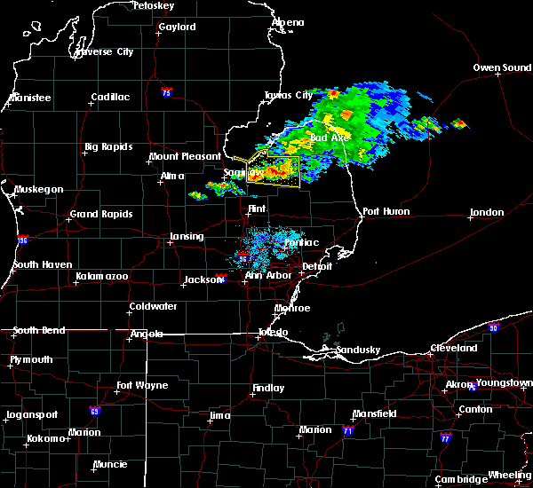 Interactive Hail Maps Hail Map for Caro, MI
