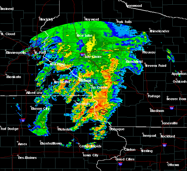 Interactive Hail Maps Hail Map for Ferryville, WI