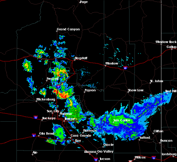 Interactive Hail Maps Hail Map for Black Canyon City, AZ