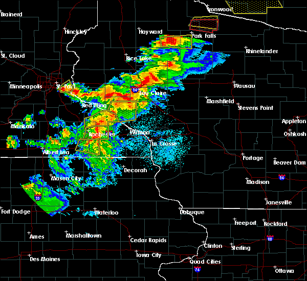 Interactive Hail Maps Hail Map for Winona, MN