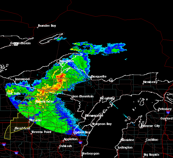 Interactive Hail Maps Hail Map for Rhinelander, WI