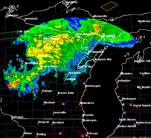 Interactive Hail Maps Hail Map for Elcho, WI