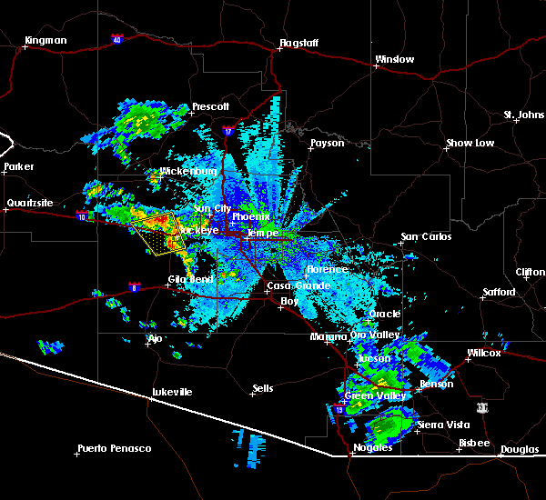 Interactive Hail Maps Hail Map for Arlington, AZ