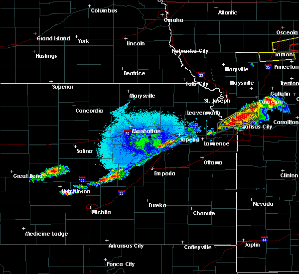 Interactive Hail Maps Hail Map for Topeka, KS