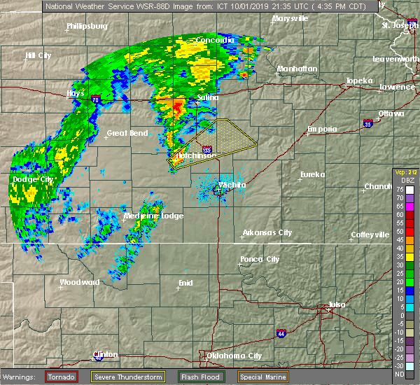 Interactive Hail Maps Hail Map for Hutchinson, KS
