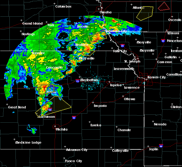 Interactive Hail Maps Hail Map for Salina, KS