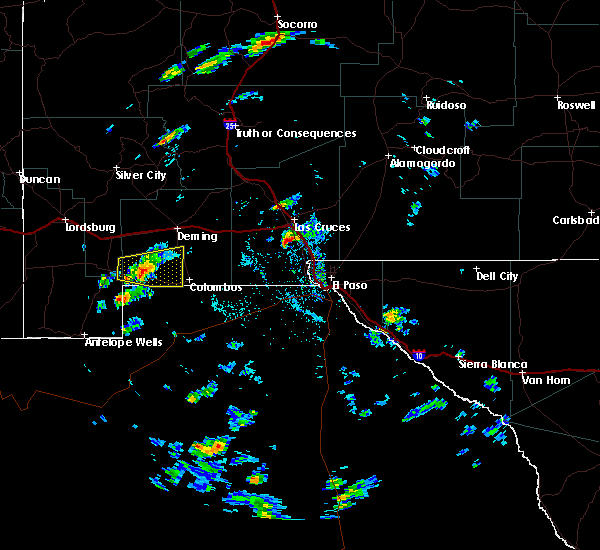 Interactive Hail Maps Hail Map for Mesilla, NM
