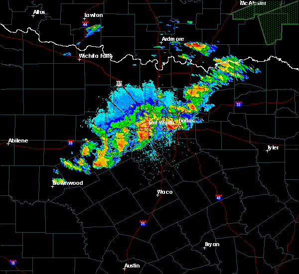 Interactive Hail Maps Hail Map for Colleyville, TX