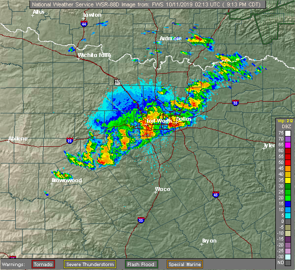 Interactive Hail Maps Hail Map for Mansfield, TX