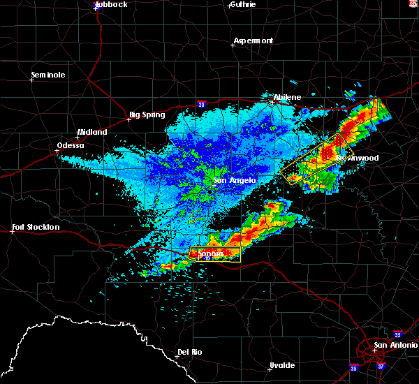 Interactive Hail Maps Hail Map for Sonora, TX