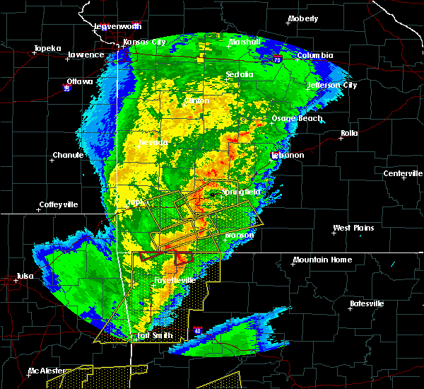 Interactive Hail Maps Hail Map for Bentonville, AR