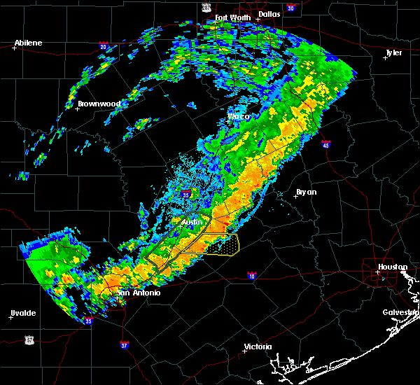 Interactive Hail Maps Hail Map for Bastrop, TX