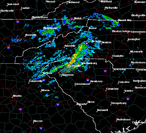 Interactive Hail Maps Hail Map for Greenville, SC