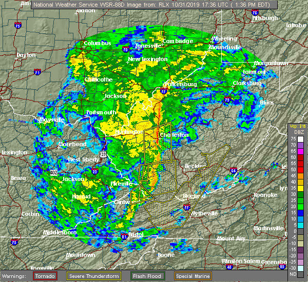 Interactive Hail Maps Hail Map for Bradshaw, WV