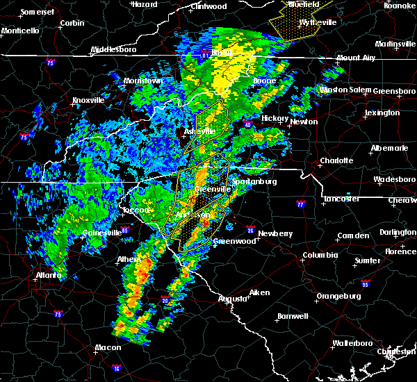 Interactive Hail Maps Hail Map for Spruce Pine, NC