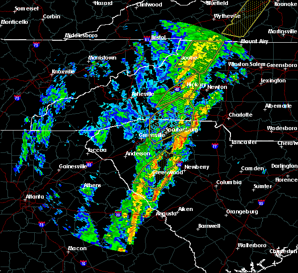 Hail Map for Casar, NC Interactive Hail Maps
