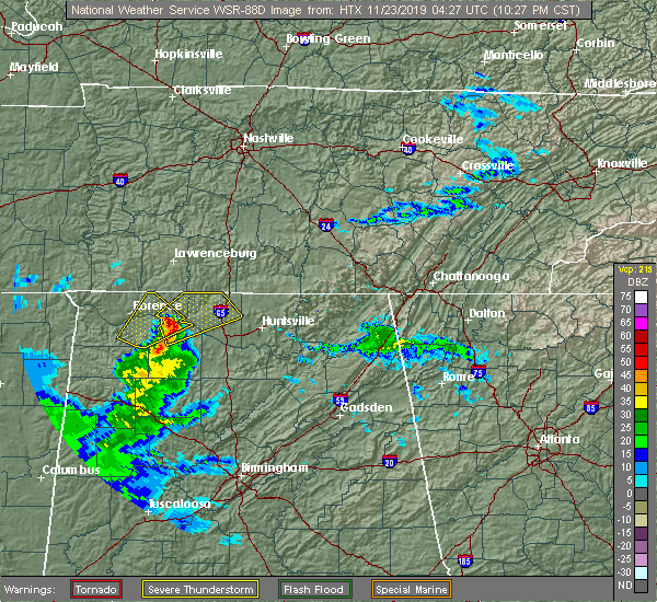 Interactive Hail Maps Hail Map for Huntsville, AL