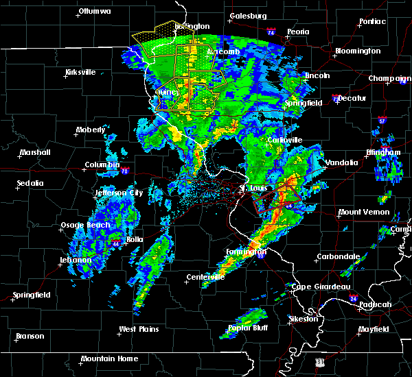 Interactive Hail Maps Hail Map for New Baden, IL