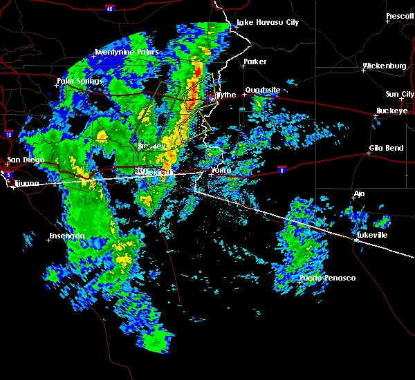 Interactive Hail Maps Hail Map for Blythe, CA