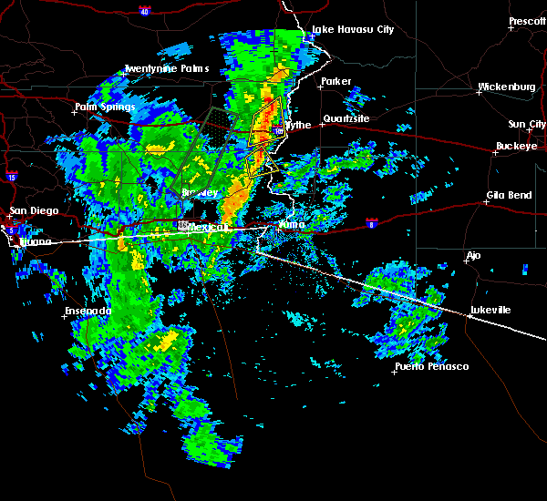 Interactive Hail Maps Hail Map for Ehrenberg, AZ
