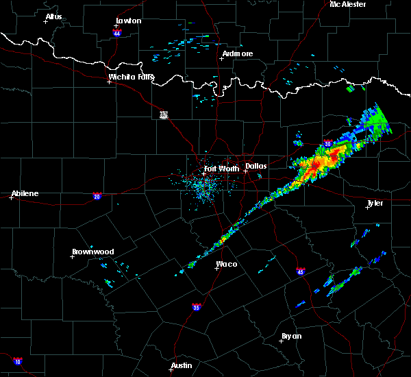 Interactive Hail Maps Hail Map for Edgewood, TX