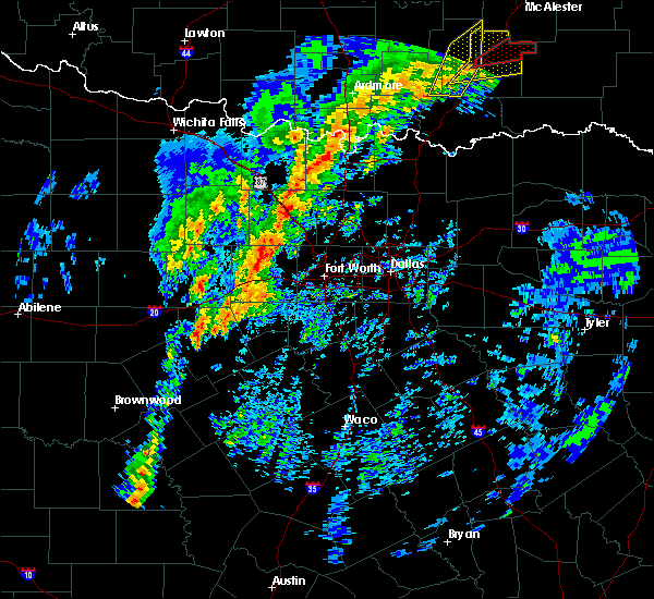 Interactive Hail Maps Hail Map for Gainesville, TX