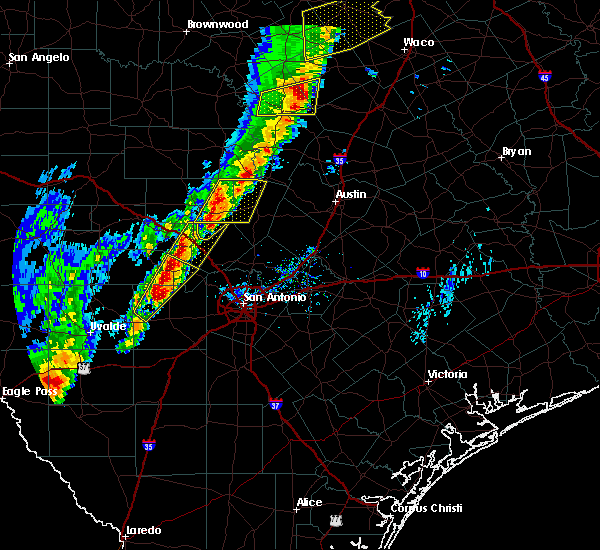 Interactive Hail Maps Hail Map for Bandera, TX