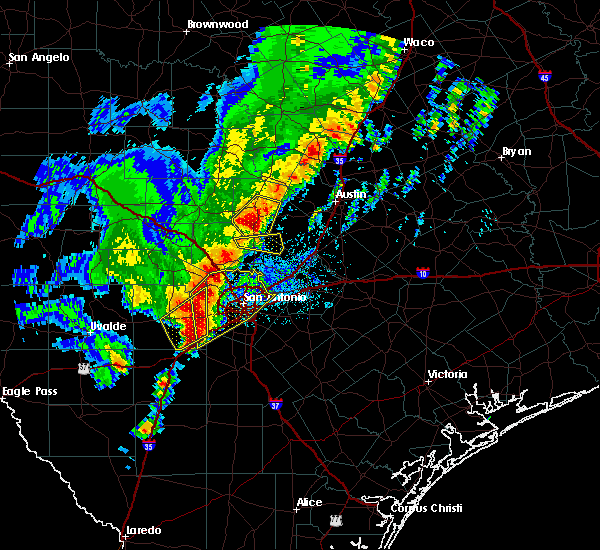 Interactive Hail Maps Hail Map for Johnson City, TX