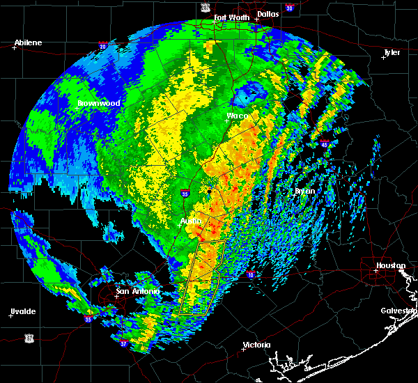 Interactive Hail Maps Hail Map for Hallettsville, TX