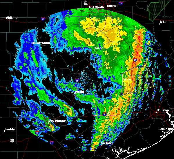 Interactive Hail Maps Hail Map for College Station, TX