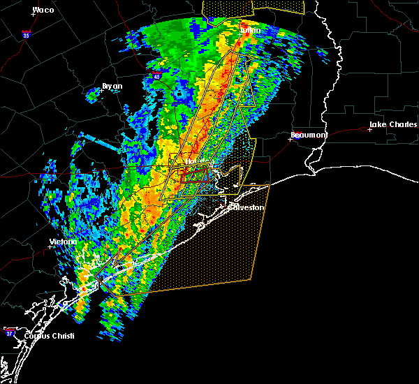 Interactive Hail Maps Hail Map for Dickinson, TX