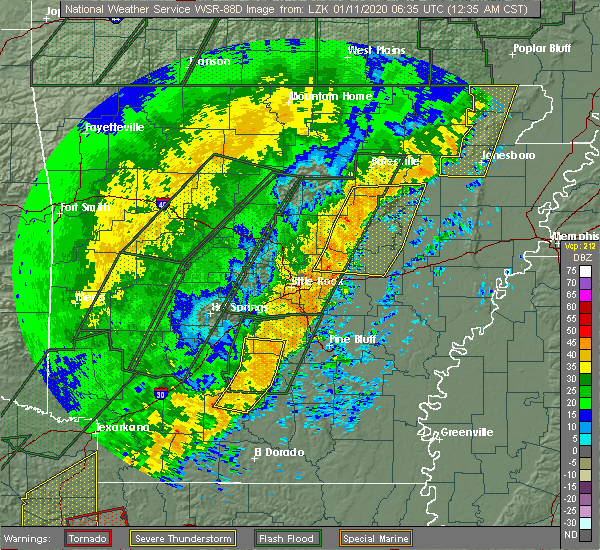 Hail Map for Jacksonville, AR Interactive Hail Maps