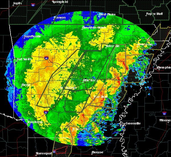 Interactive Hail Maps Hail Map for Cotton Plant, AR