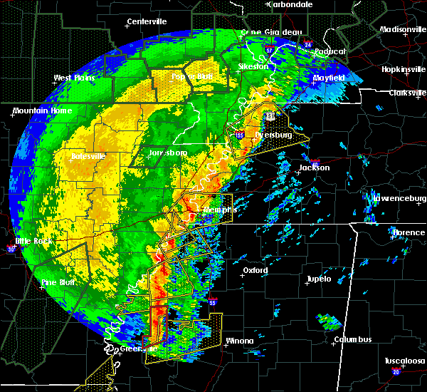 Interactive Hail Maps Hail Map for Memphis, TN