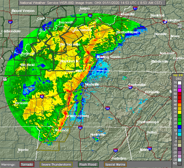 Interactive Hail Maps Hail Map for Brentwood, TN