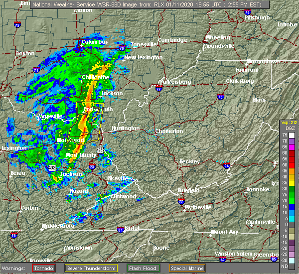 Interactive Hail Maps Hail Map for South ster, OH
