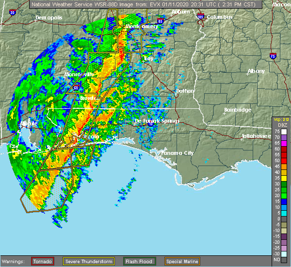 Interactive Hail Maps Hail Map for Pensacola, FL