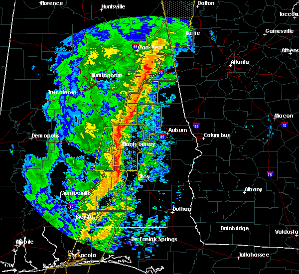 Interactive Hail Maps Hail Map for Prattville, AL