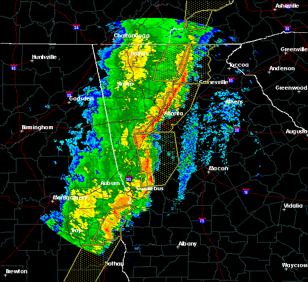 Interactive Hail Maps Hail Map for Dawsonville, GA