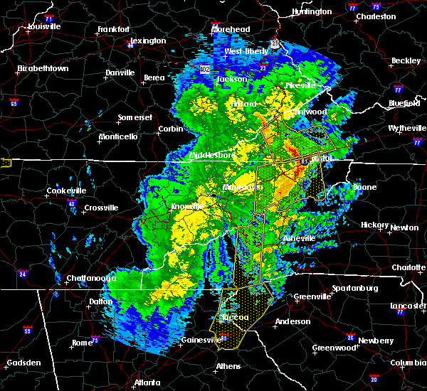 Interactive Hail Maps Hail Map for Roan Mountain, TN