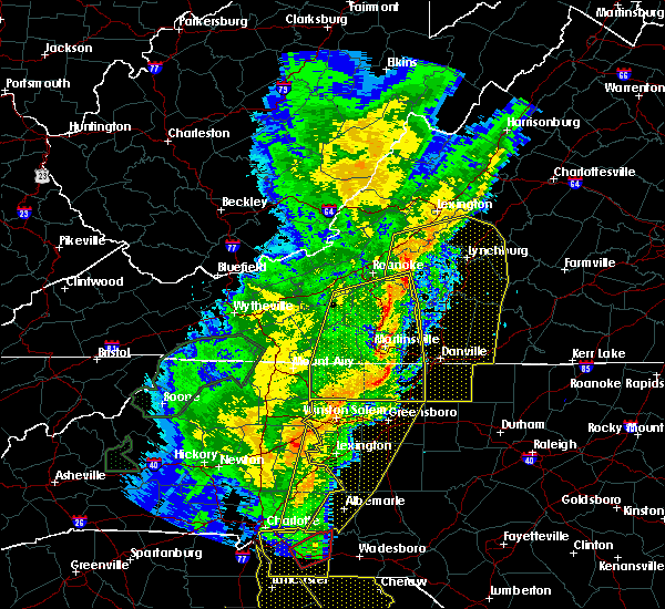 Interactive Hail Maps Hail Map for WinstonSalem, NC