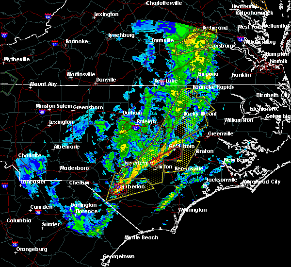 Interactive Hail Maps Hail Map for Roseboro, NC