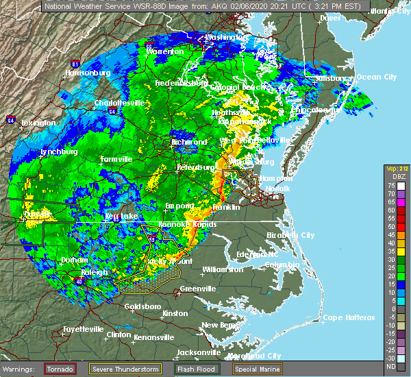 Interactive Hail Maps Hail Map for Portsmouth, VA
