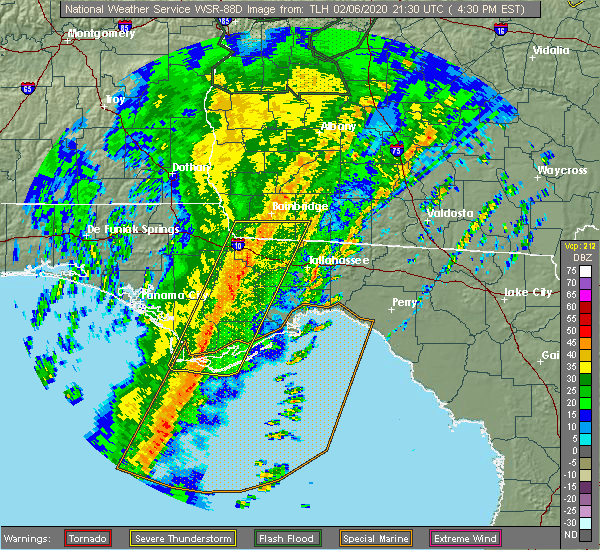 Interactive Hail Maps Hail Map for Wewahitchka, FL
