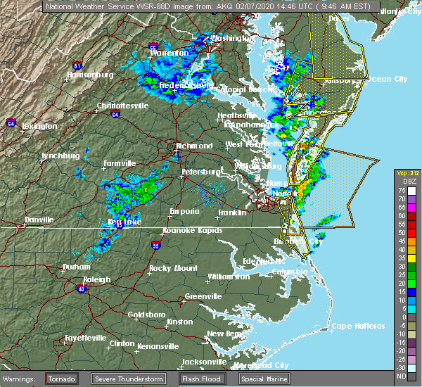 Interactive Hail Maps Hail Map for Coinjock, NC